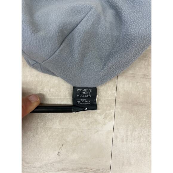 Under Armour Storm Winter Beanie Skull Cap Hat Lined Gray Logo Pink Womens OS - Picture 5 of 6